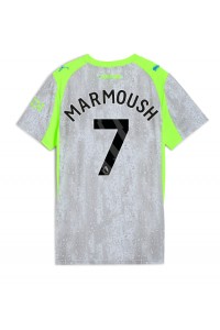 Manchester City Omar Marmoush #7 Jalkapallovaatteet Naisten Kolmaspaita 2025-26 Lyhythihainen